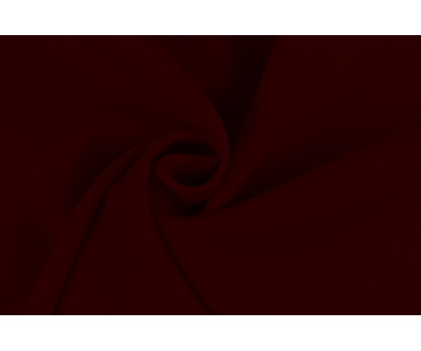 Ткань креп Барби Люкс (полиестер 98% эластан 2%, тёмно-бордовый, шир. 1,50 м)