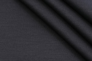 Ткань трикотаж джерси Италия (шерсть 95%, эластан 5%, черный, шир. 1,35 м)