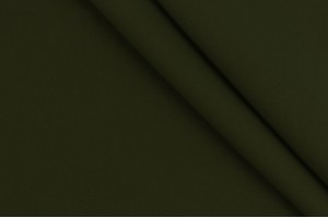 Ткань креп Барби Люкс (полиестер 98% эластан 2%, оливково-зеленый, ширина 1,50 м)