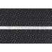 Тканина прошва Італія (котон 100%, чорний, смужки, шир. 1,40 м)