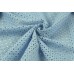 Ткань прошва Италия (коттон 100%, голубой, цветы, шир. 1,40 м)