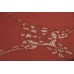  Тканина прошва Італія (котон 100%, червоний, візерунок, шир. 1,40 м)