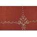  Тканина прошва Італія (котон 100%, червоний, візерунок, шир. 1,40 м)