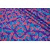 Ткань лен Италия (лен 30%, коттон 65%, эластан 5%, фиолетовый, кляксы, шир. 1,50 м)