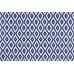 Тканина костюмно-плательная Італія (двостороння, котон 70%, поліакріл 30%, синьо-білий, ромби, шир. 1,50 м)