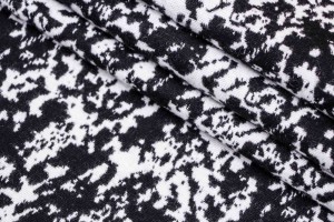 Ткань пальтовая Италия (шерсть 70%, полиакрил 30%, черно-белый, шир. 1,45 м)