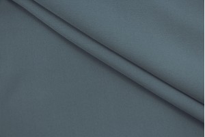 Ткань шелк Кади Италия (50% шелк 50% вискоза, серо-голубой, шир. 1,40 м)